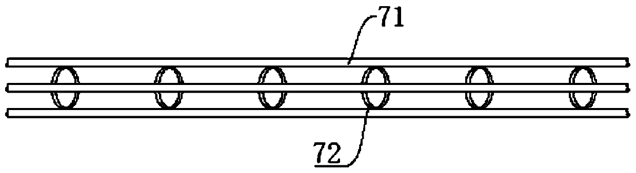 Rock mass tunnel pipe roof structure and construction method thereof