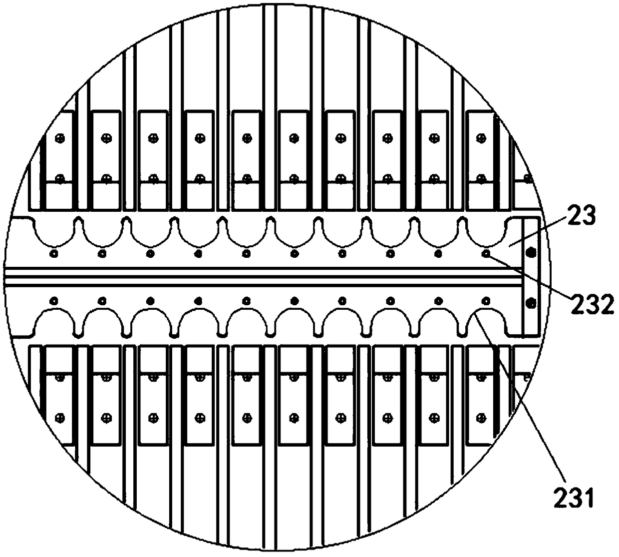 Vacuum blood-collecting vessel multi-direction motion clamping conveying device