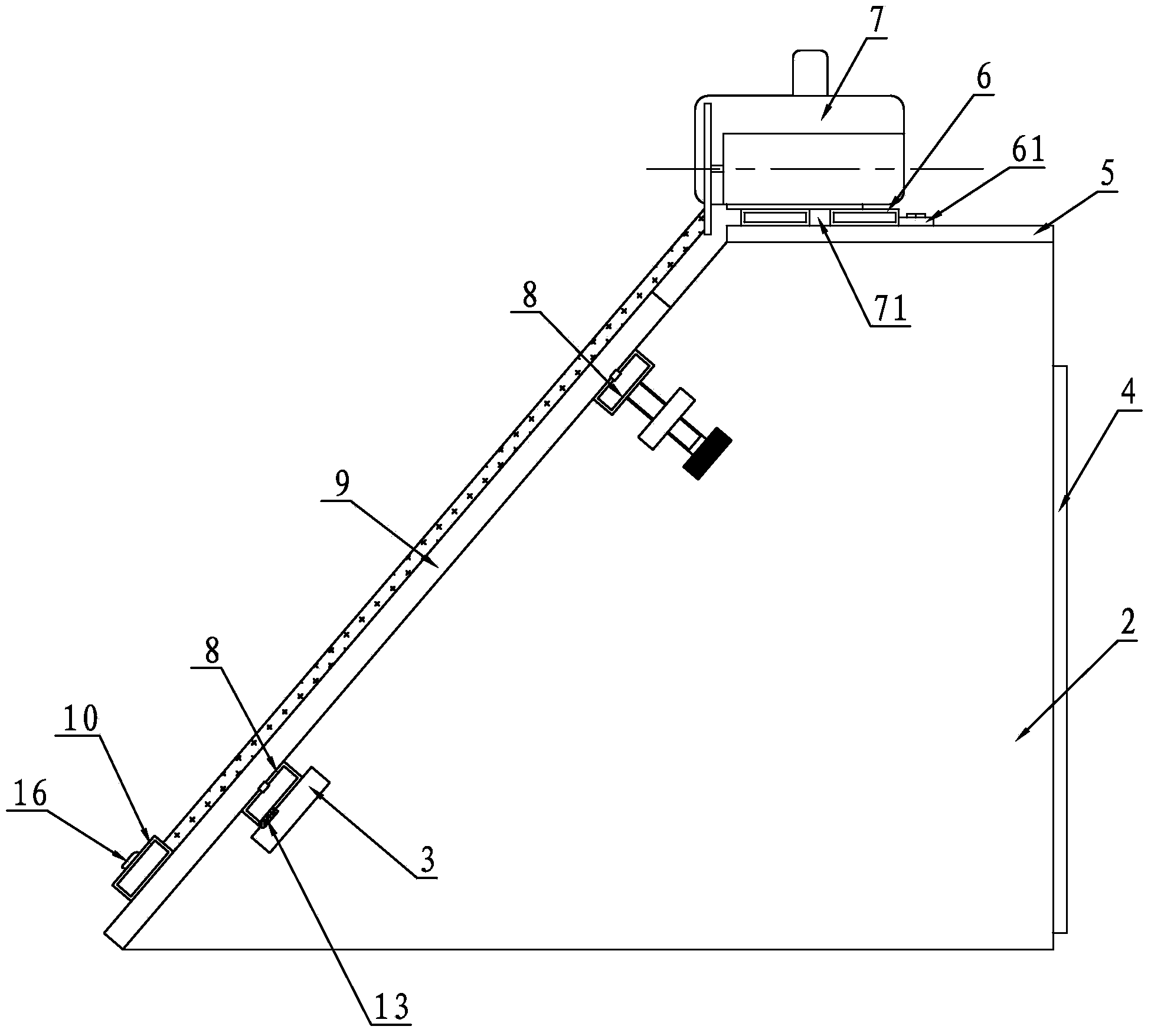 Portable tile chamfering cutting machine