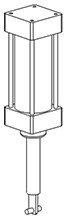 Vision-based double-cylinder driving type pot seedling transplanting and clamping device