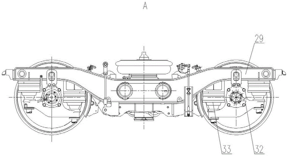 Motor direct-driving bogie