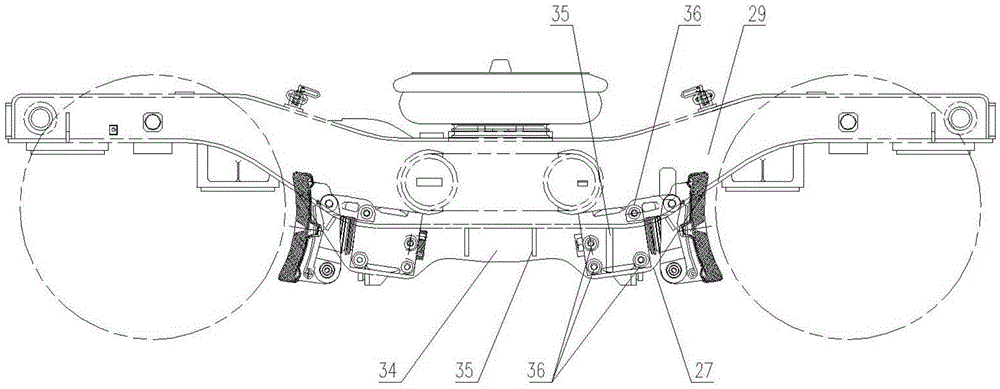 Motor direct-driving bogie