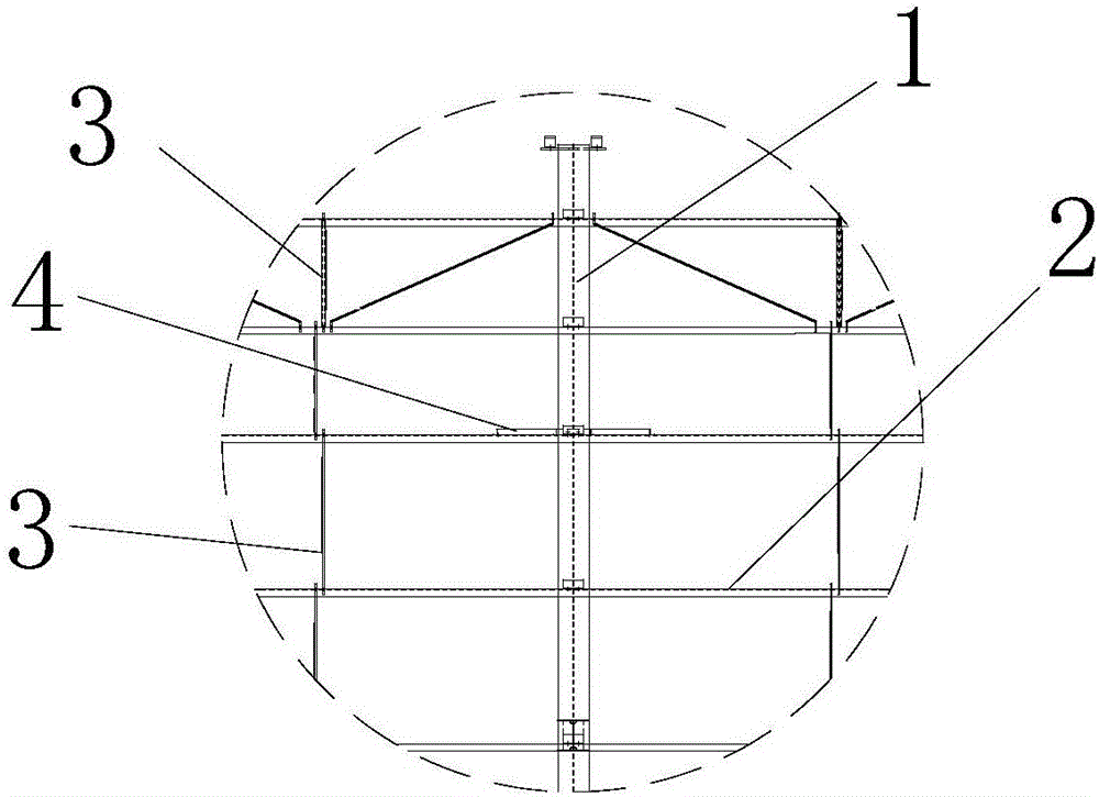 Wall installing method for blast furnace casting house plant