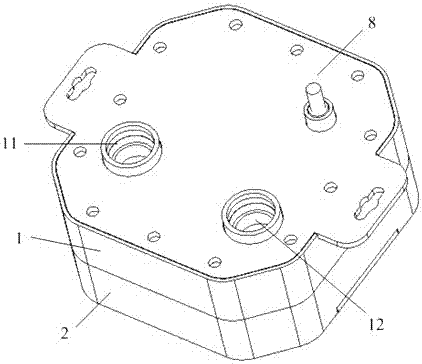 An electrolyzing mechanism used for purifying water