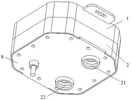 An electrolyzing mechanism used for purifying water