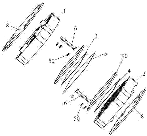 An electrolyzing mechanism used for purifying water