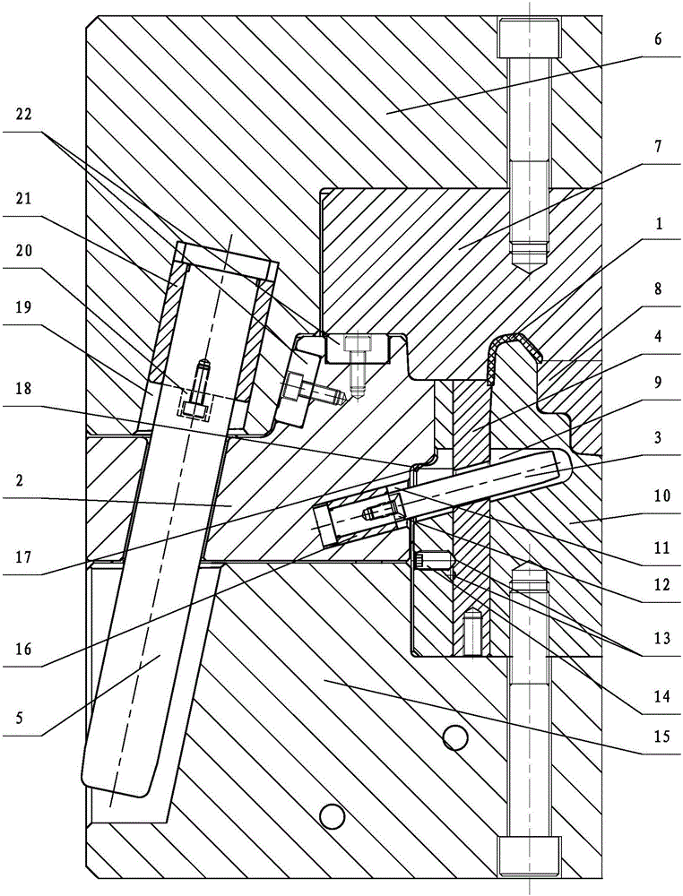 Ejection mechanism for injection mold for electroplated parts