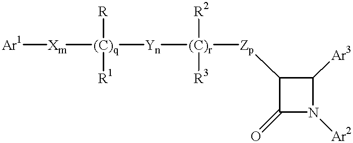 Hydroxy-substituted azetidinone compounds useful as hypocholesterolemic agents