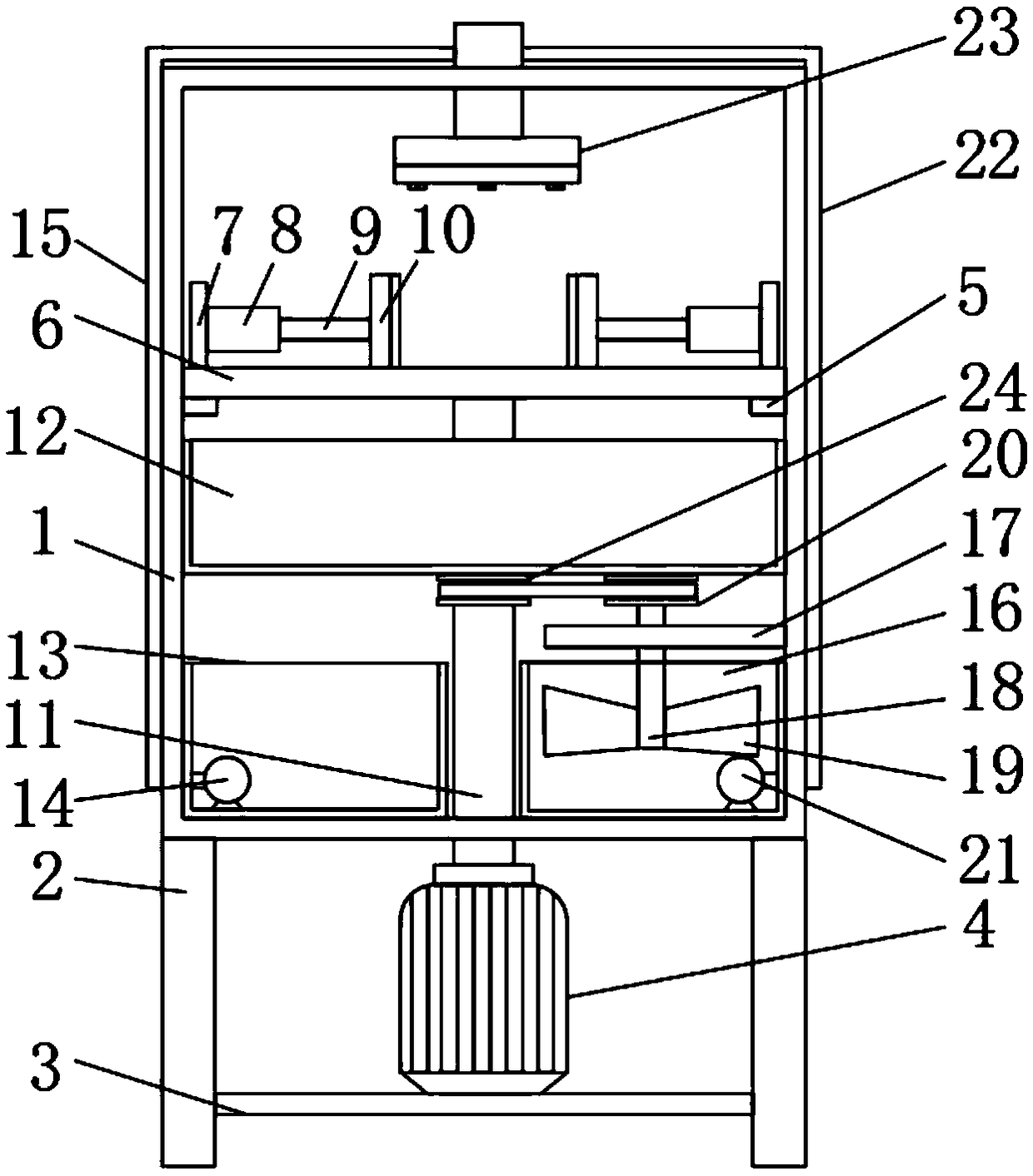 Cleaning device for water conservancy machinery