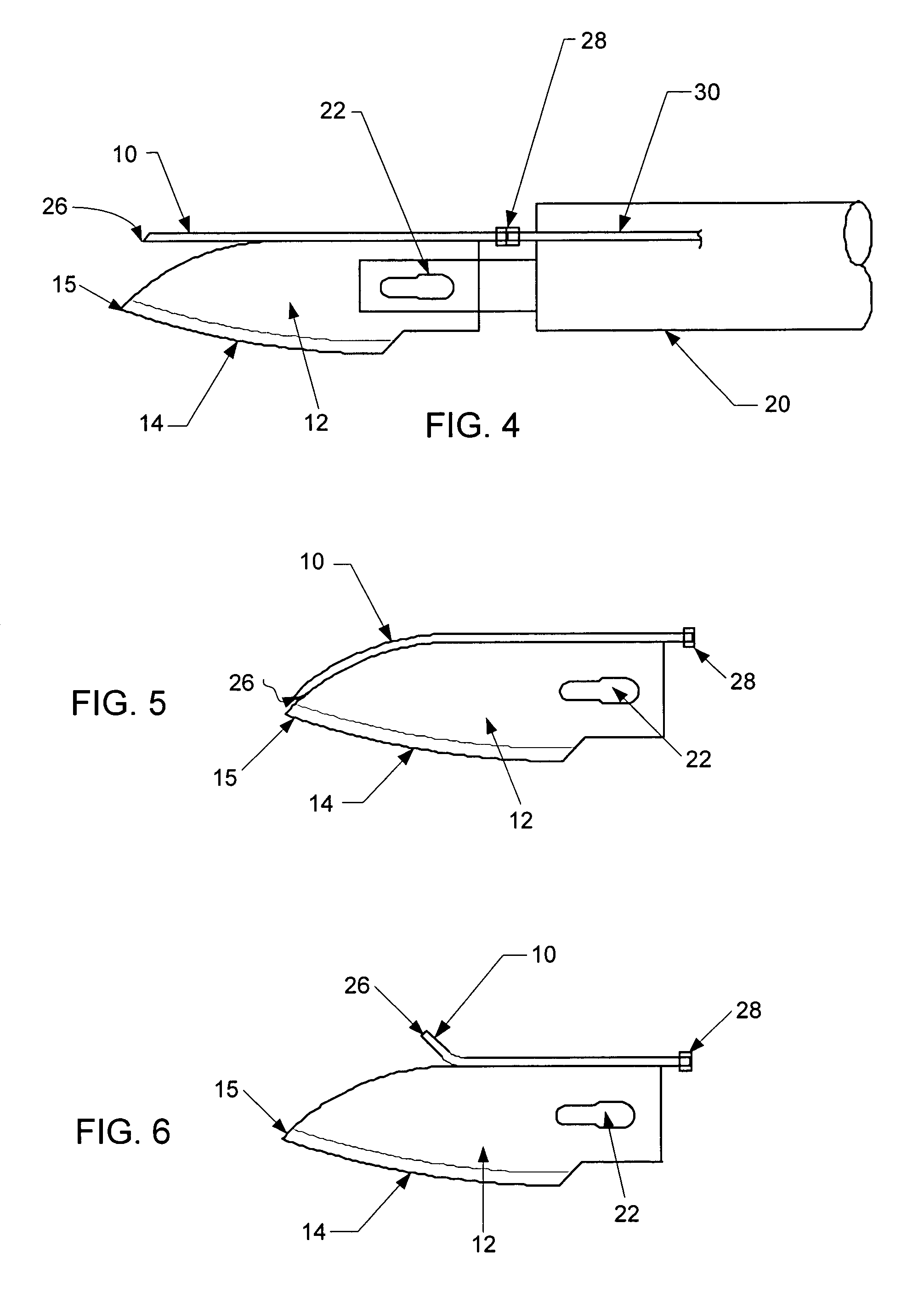 Cauterizing scalpel blades