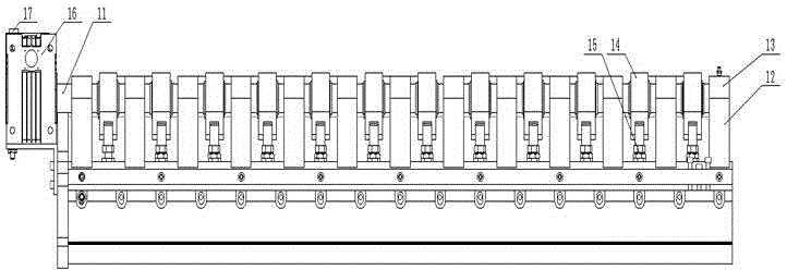 On-line adjustment method of air knife used for production of hot galvanized plate and air knife body