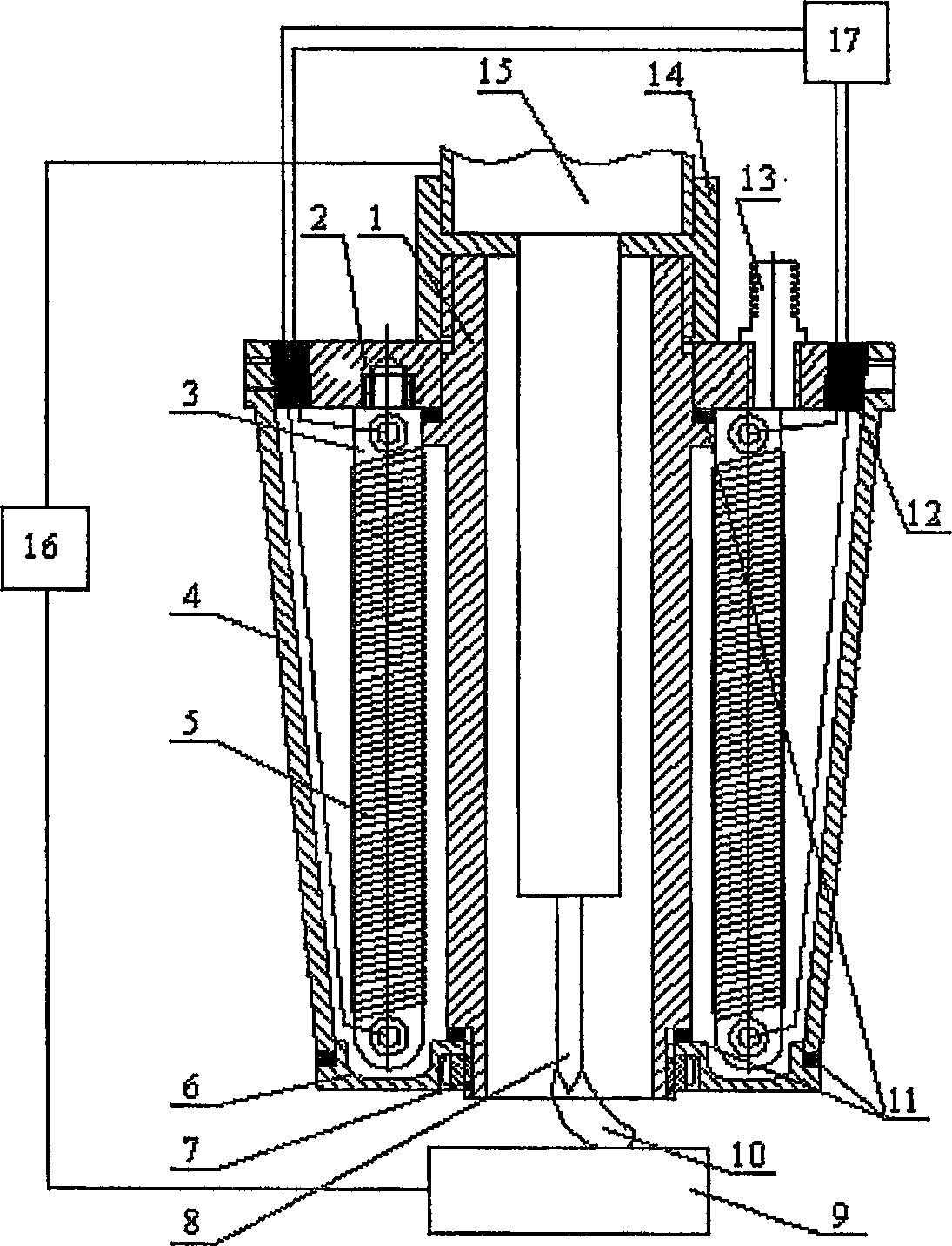 Generation device of rotating magnetic field in use for controlling welding arc