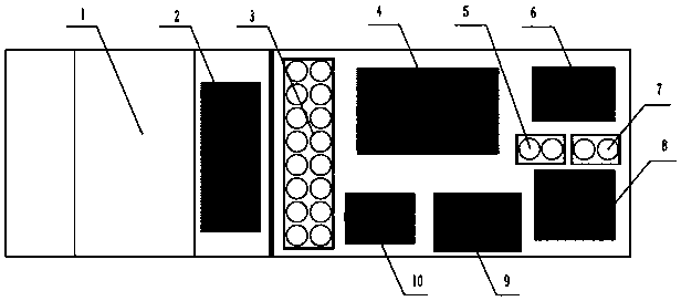 Mobile vacuum degree inspection and maintenance vehicle