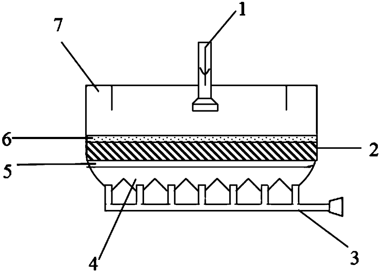 Inclined-plate sedimentation tank for sewage treatment