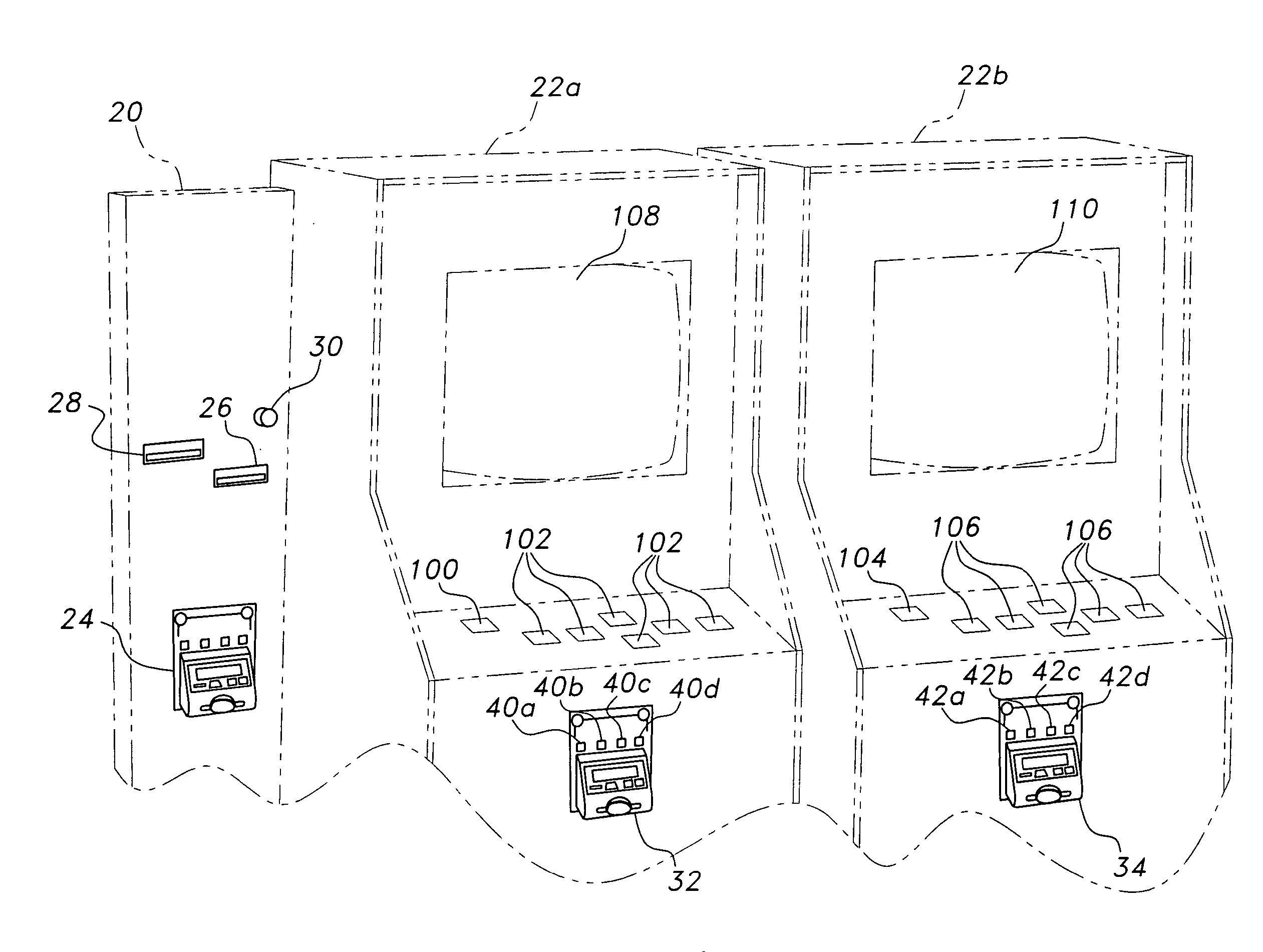 Gaming system with phone card payout