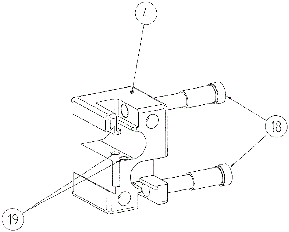 Device for filling magazines for electrode caps