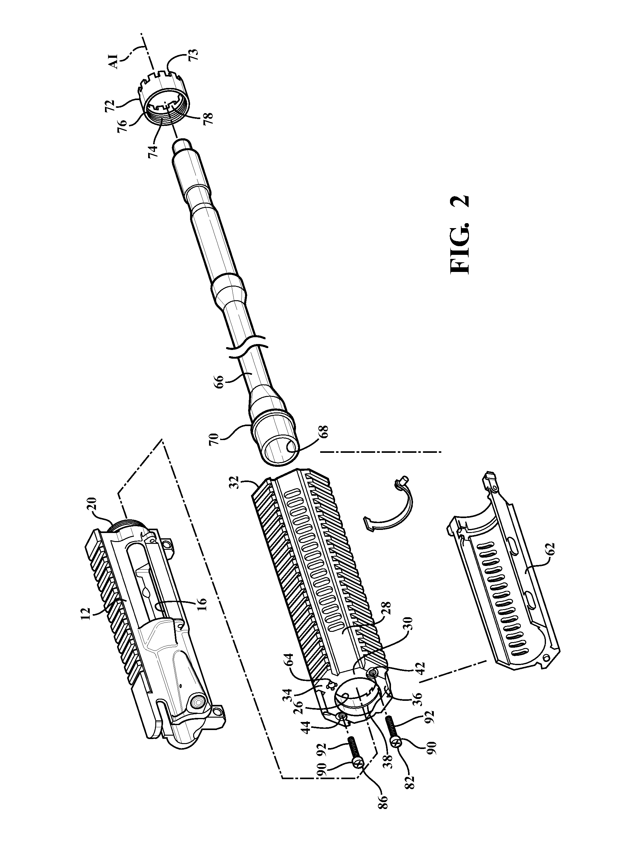 Hand guard mounting mechanism