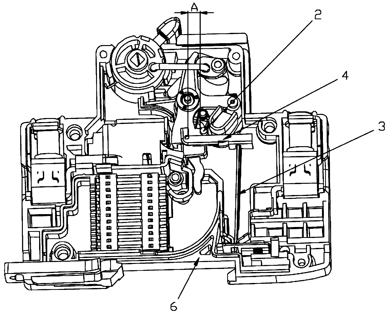 Current-limiting type circuit breaker with anti-seismic property