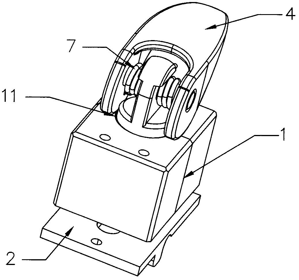 Fast locking and connecting device