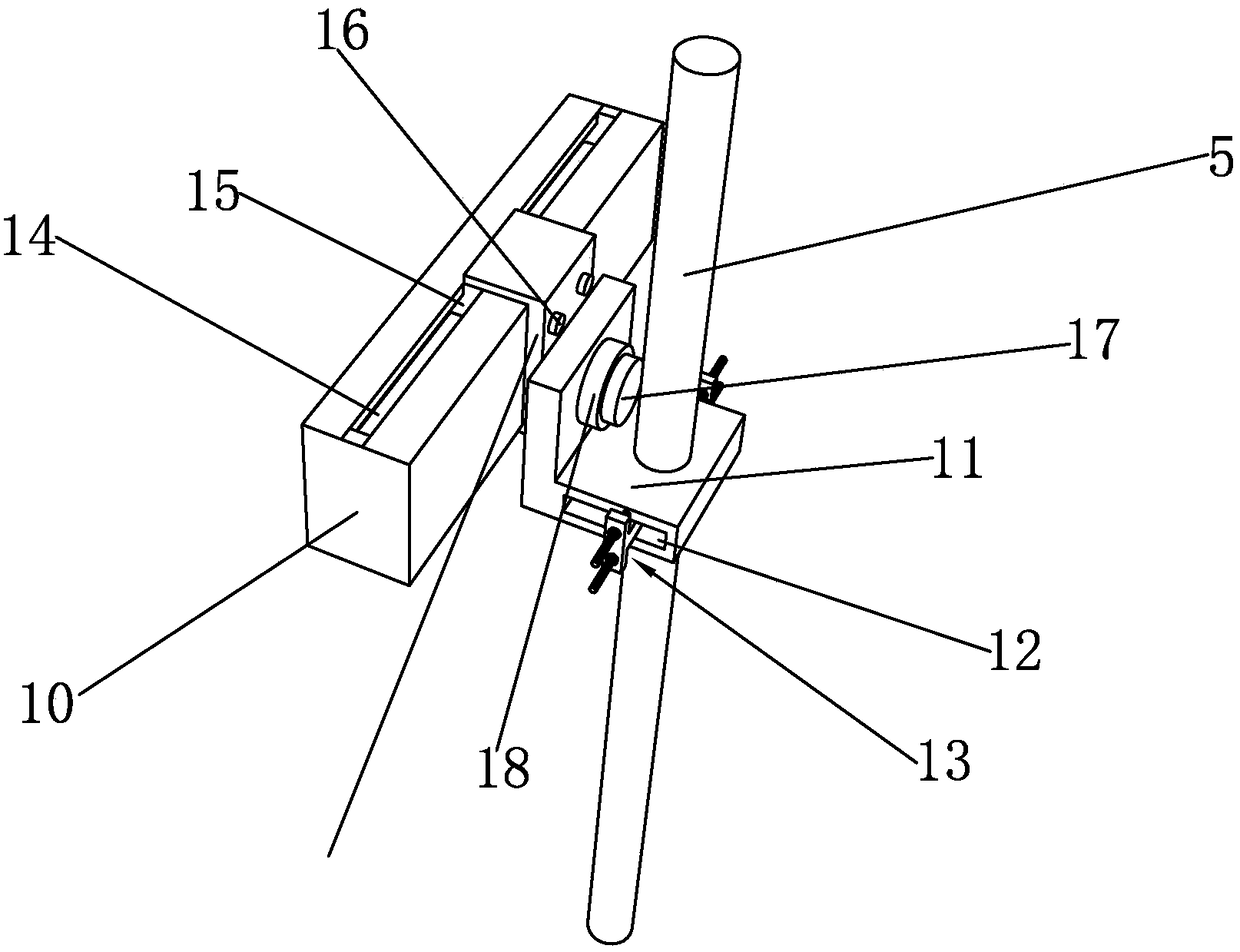 Three-dimensional early warning monitoring device for flood prevention