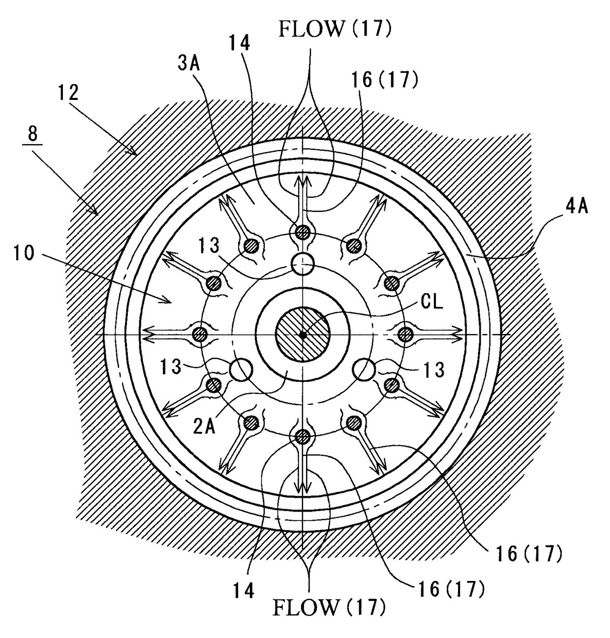 Fiber reinforced resin gear, method of forming fiber reinforced resin gear by injection molding, fiber reinforced resin rotary body, method of forming fiber reinforced resin rotary body by injection molding