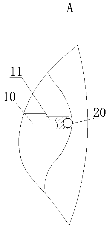 Material sorting device used in artificial board production