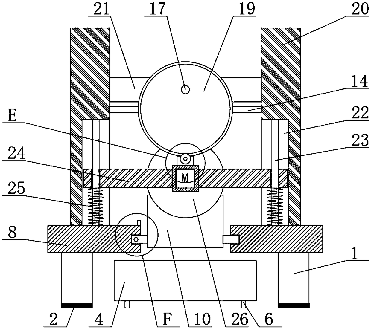 Automatic steel pipe cutting machine capable of adjusting cutting length