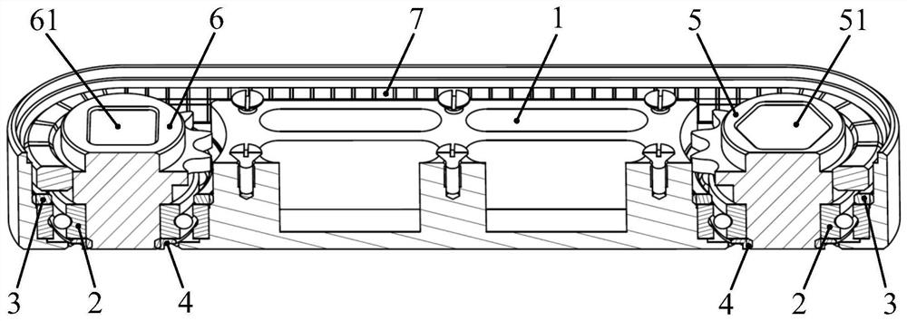 Wrench for disassembling and assembling outer hexagonal head fastener in narrow space and using method