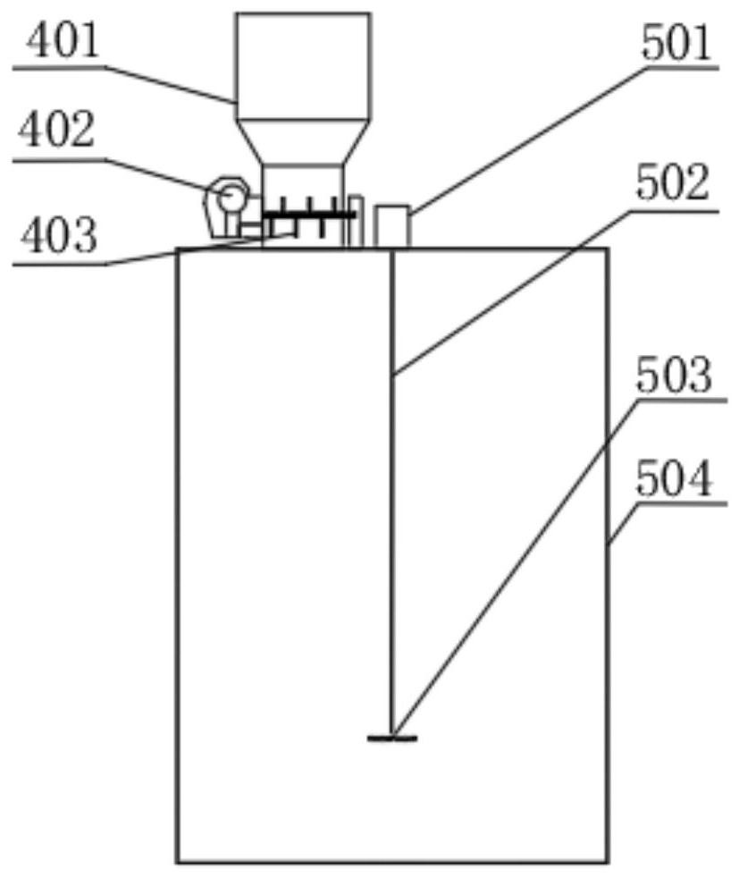 A treatment ship for dosing and stirring the sludge at the bottom of the pond