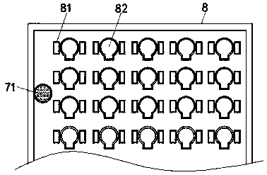 Basketball storing device for indoor basketball court