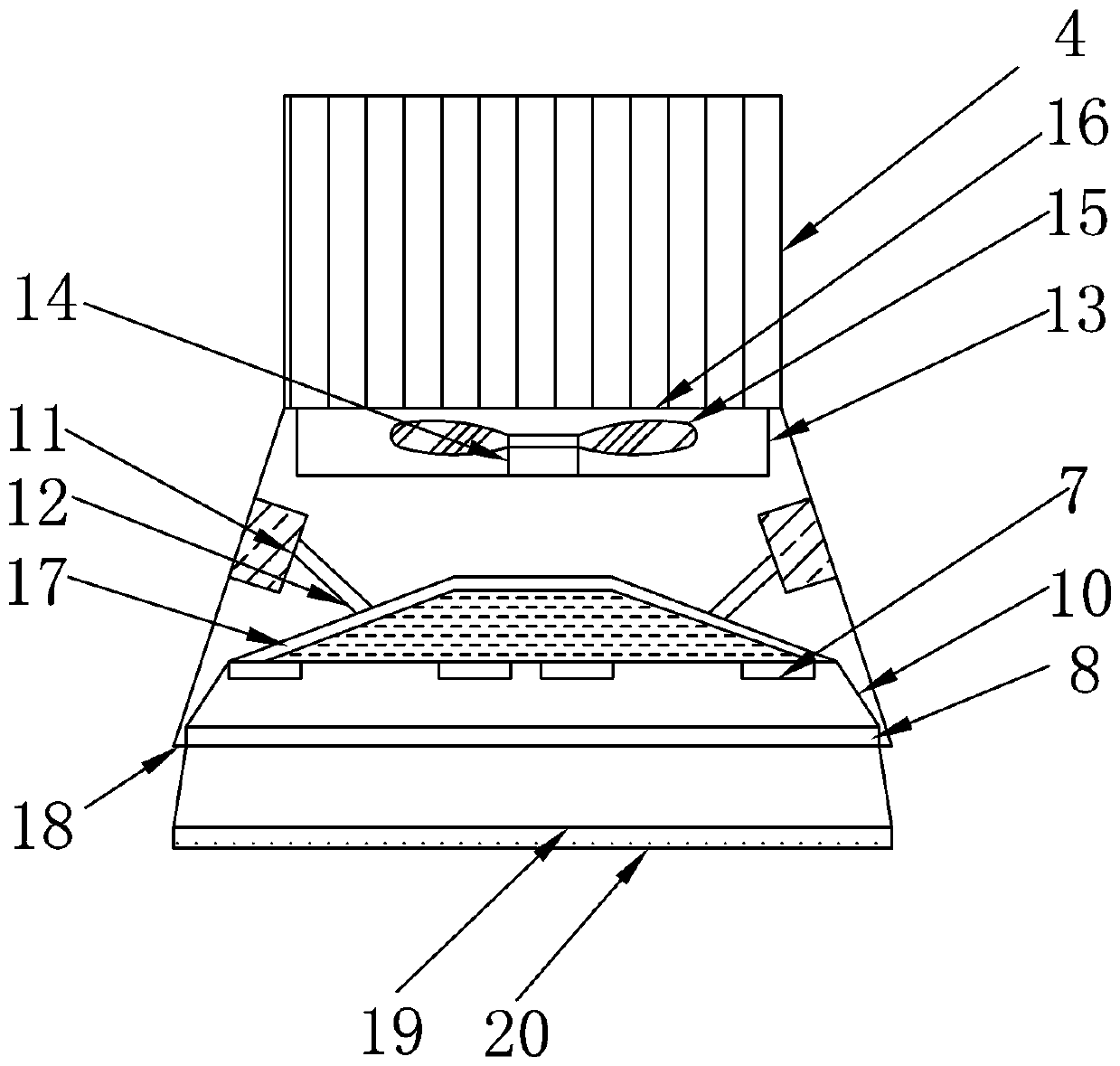 Embedded LED spotlight