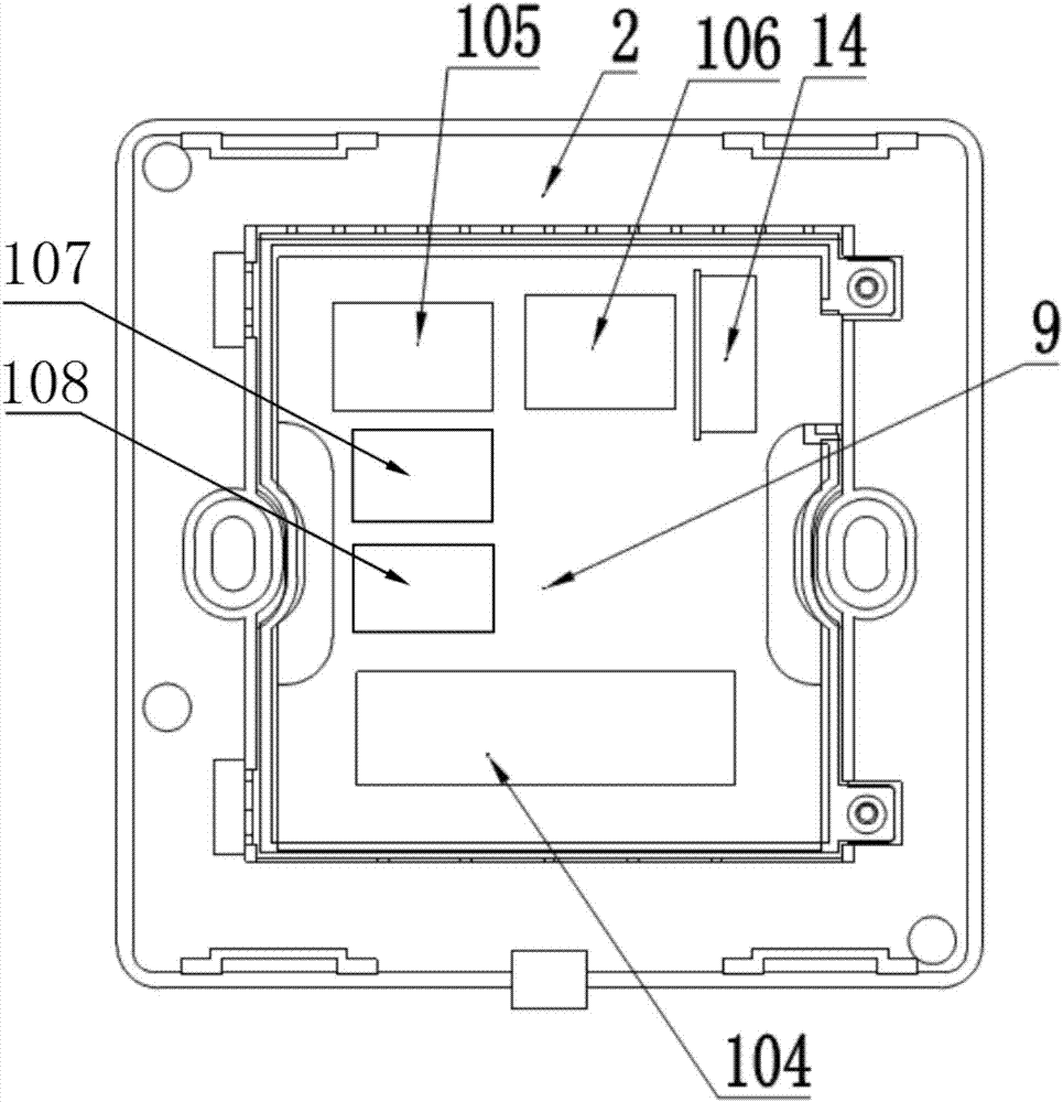 Switch type room temperature controller with double-control function