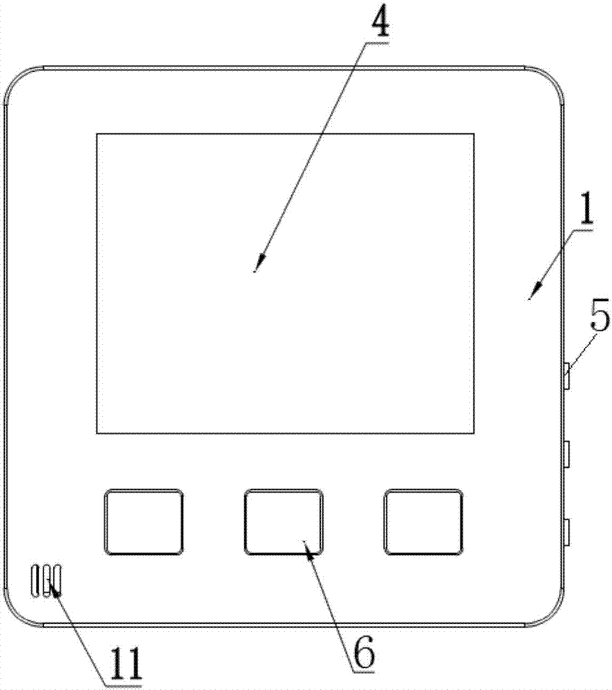 Switch type room temperature controller with double-control function