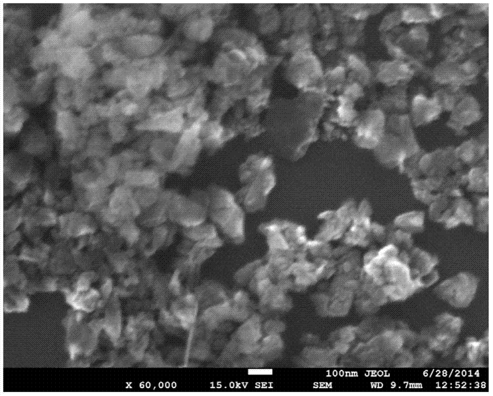 Preparation method of cubic boron nitride micro-powder scanning electron microscopy sample