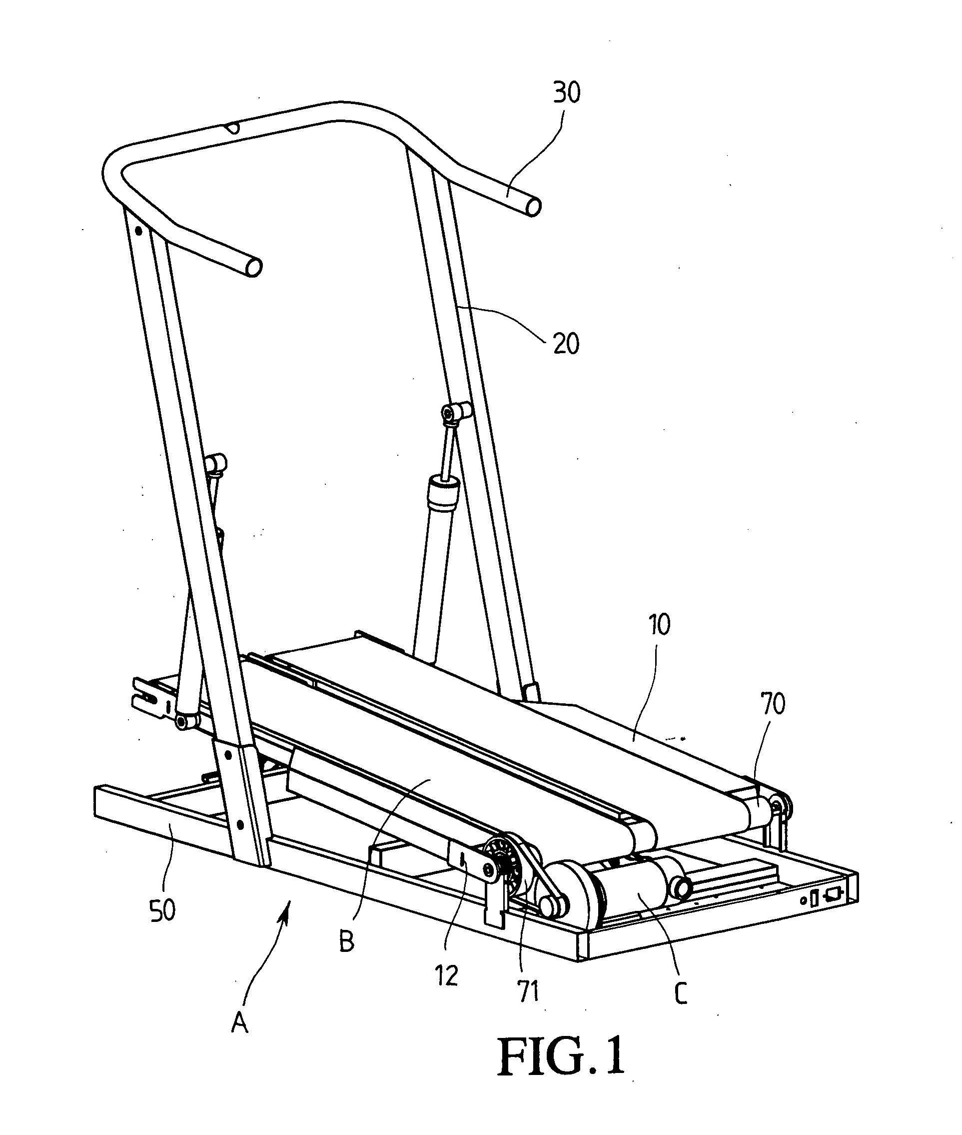 Combination of treadmill and stair climbing machine