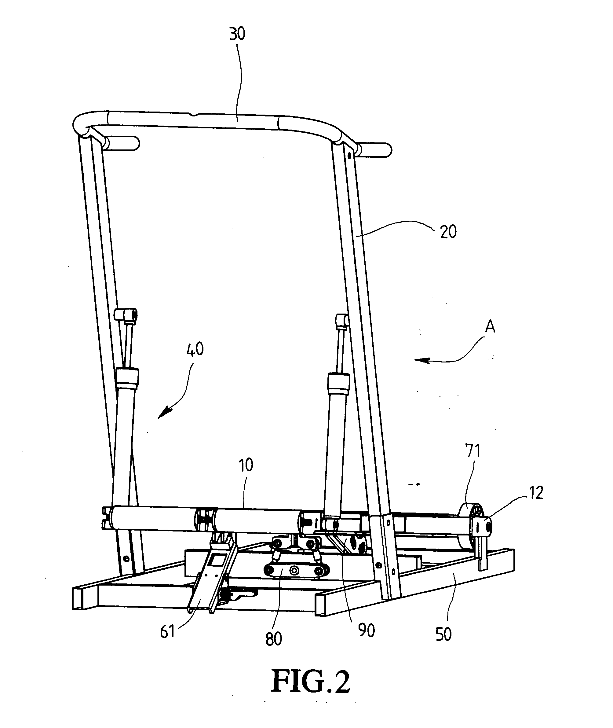 Combination of treadmill and stair climbing machine