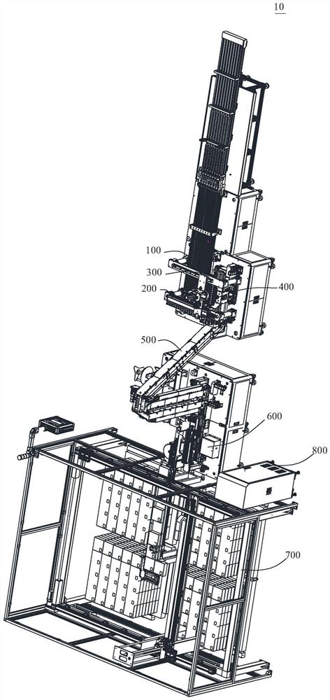 Battery cartoning machine