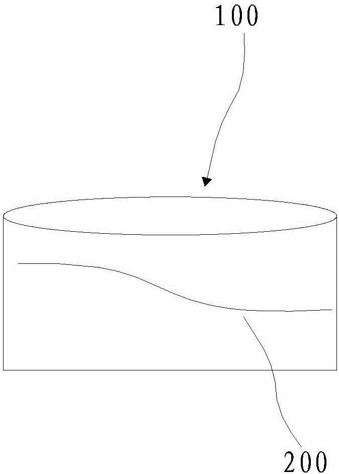 Splash-proof particle and splash-proof method of splash-proof particle