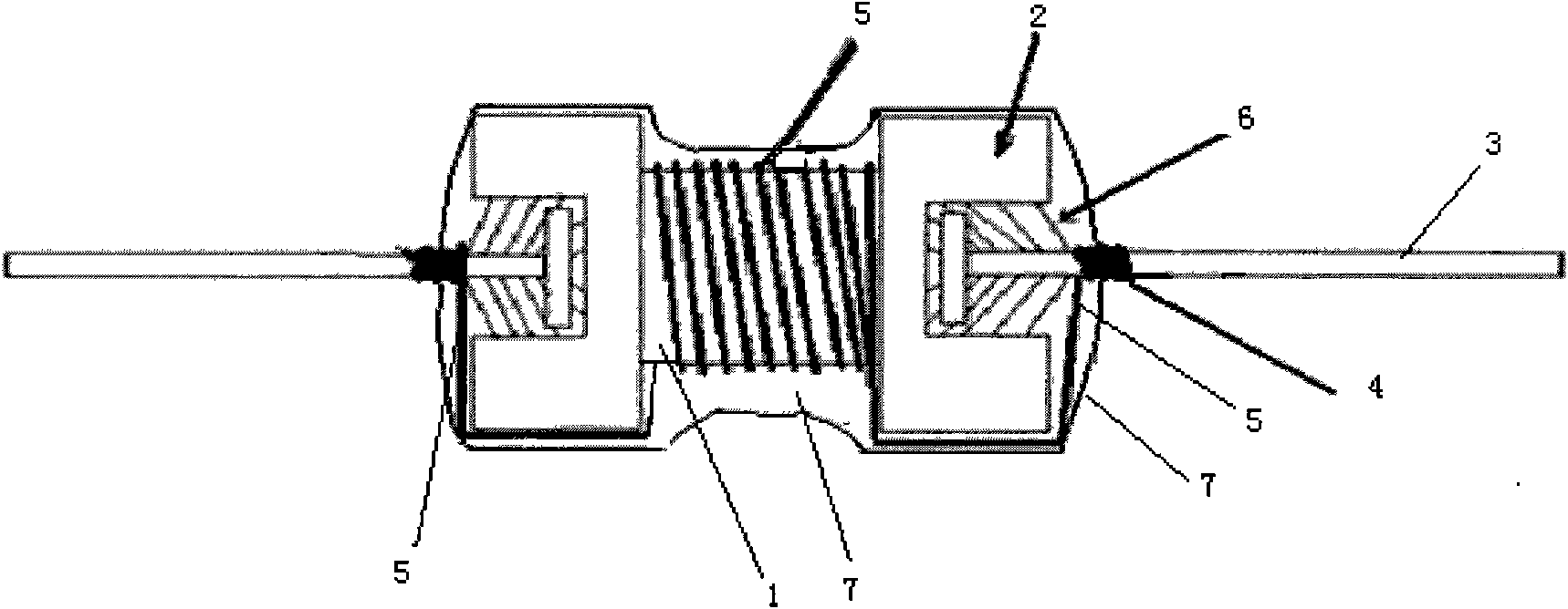 Encapsulating method of colour loop inductance product