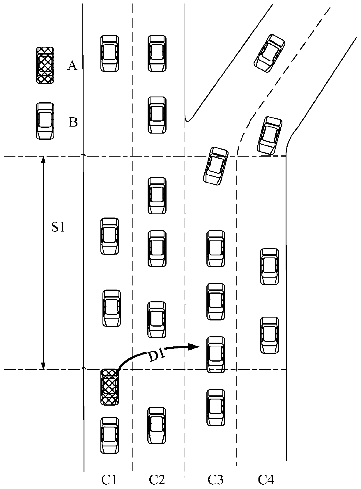 Navigation-based vehicle lane change reminding method, system, and equipment and storage medium