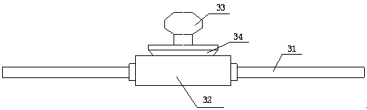 Filamentary 3D printing raw material bearing wheel