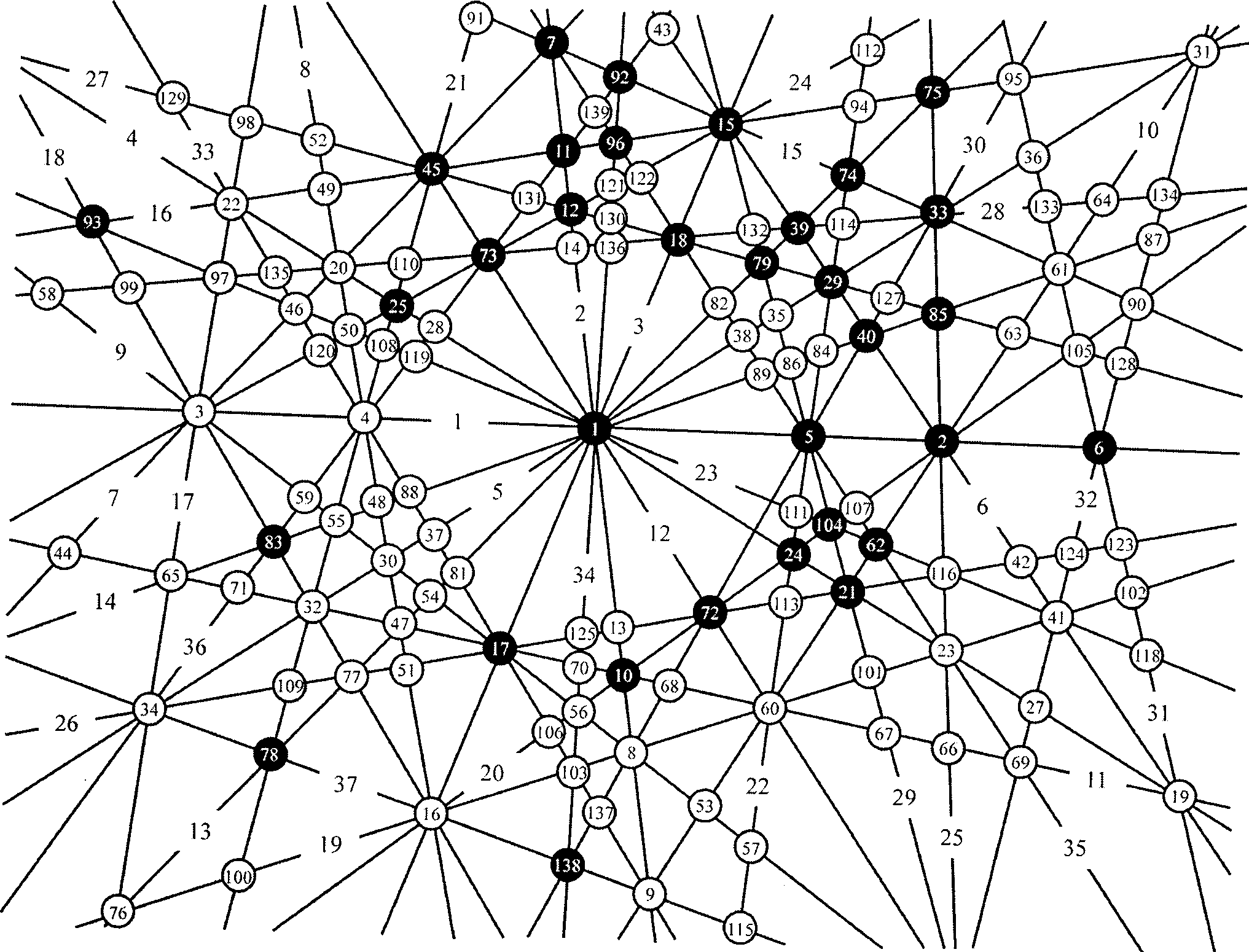 Method for determining unknown crystal Bravais lattice by electric back scattering diffraction