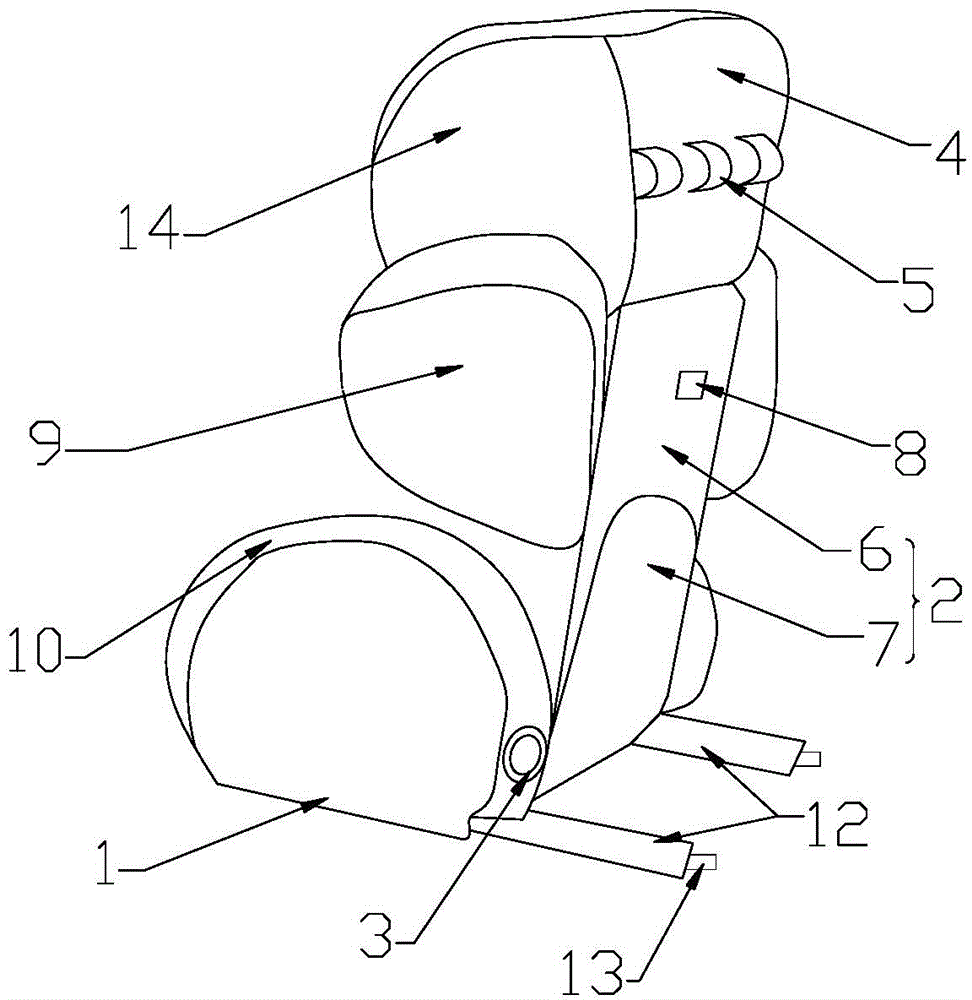 Automobile child seat