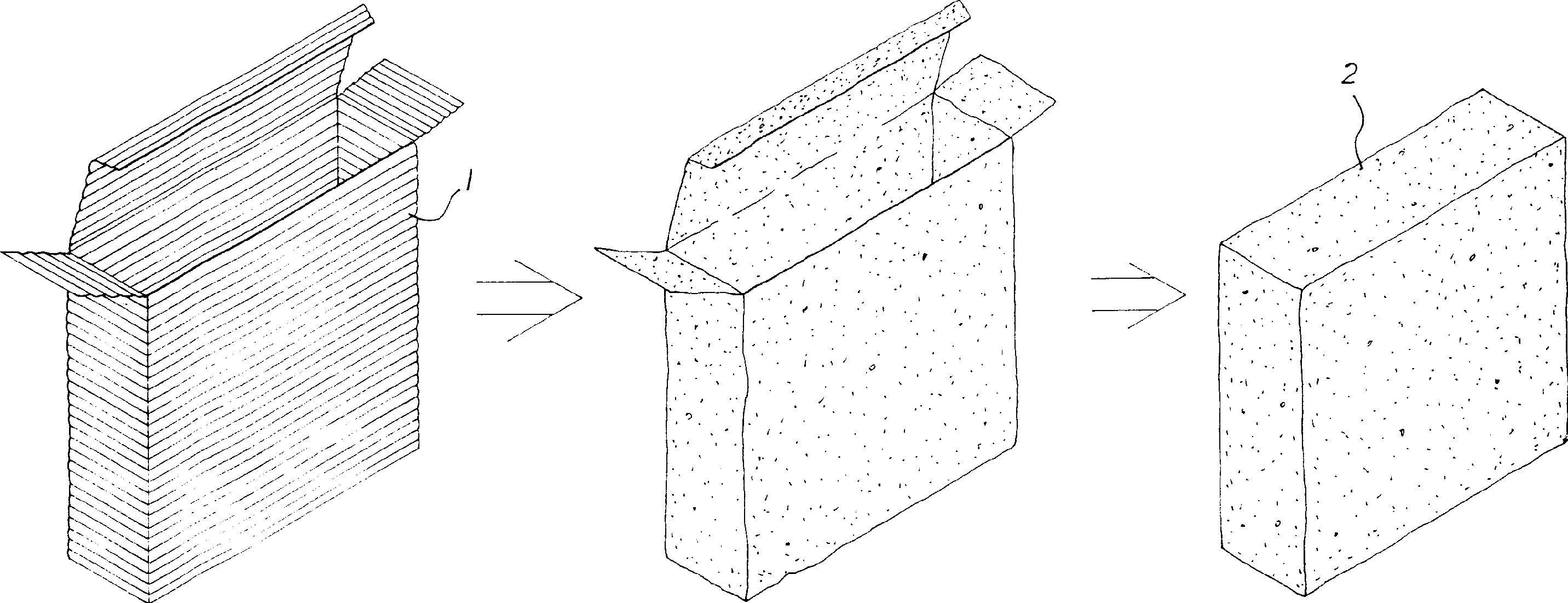 Manufacture of sealed hollow blocks