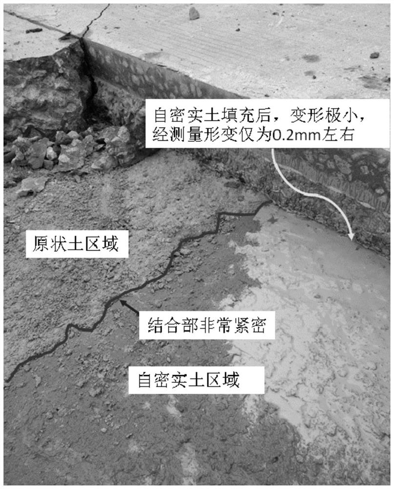 Self-compacting soil, preparation method thereof and construction method for backfilling municipal cavity