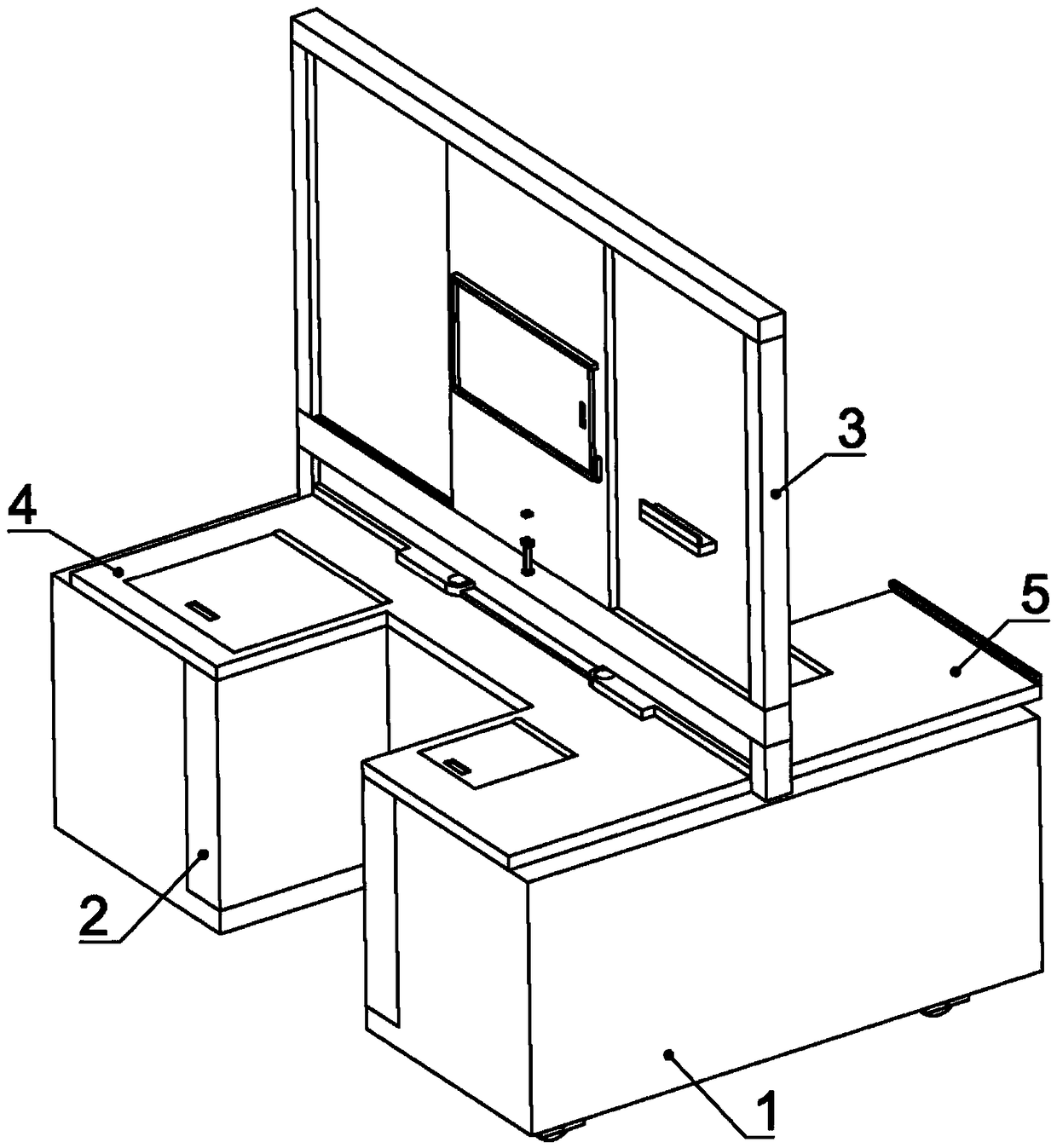 Protective device for respiratory clinician