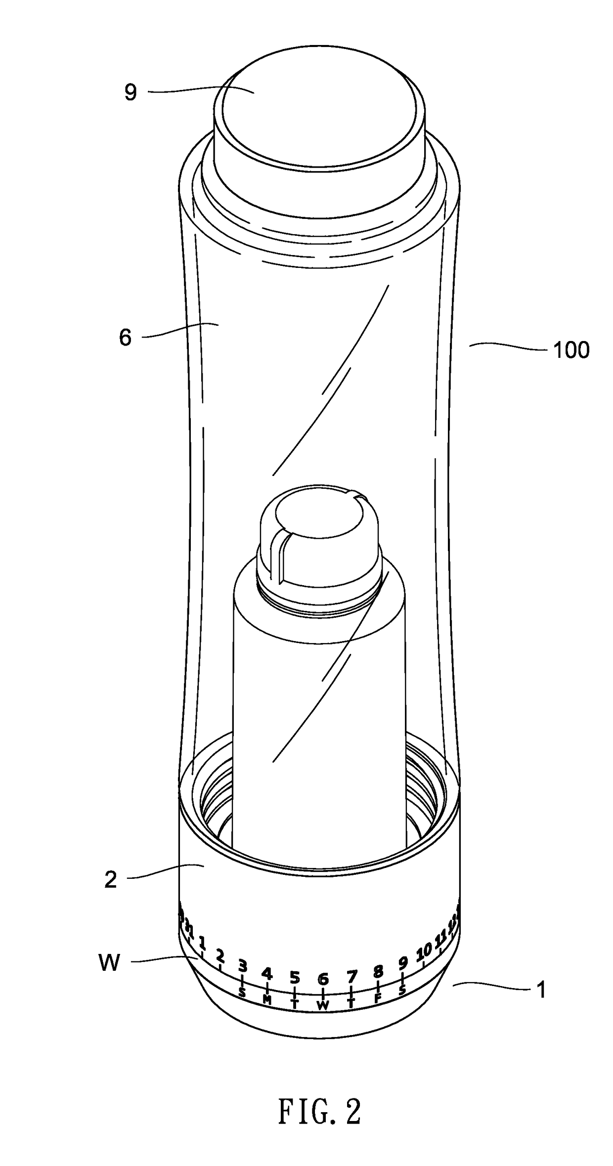 Multi-function water treatment container for magnetizing water