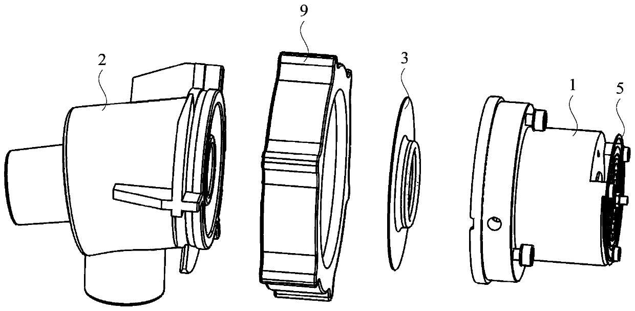 Exhalation valve and breathing machine with exhalation valve