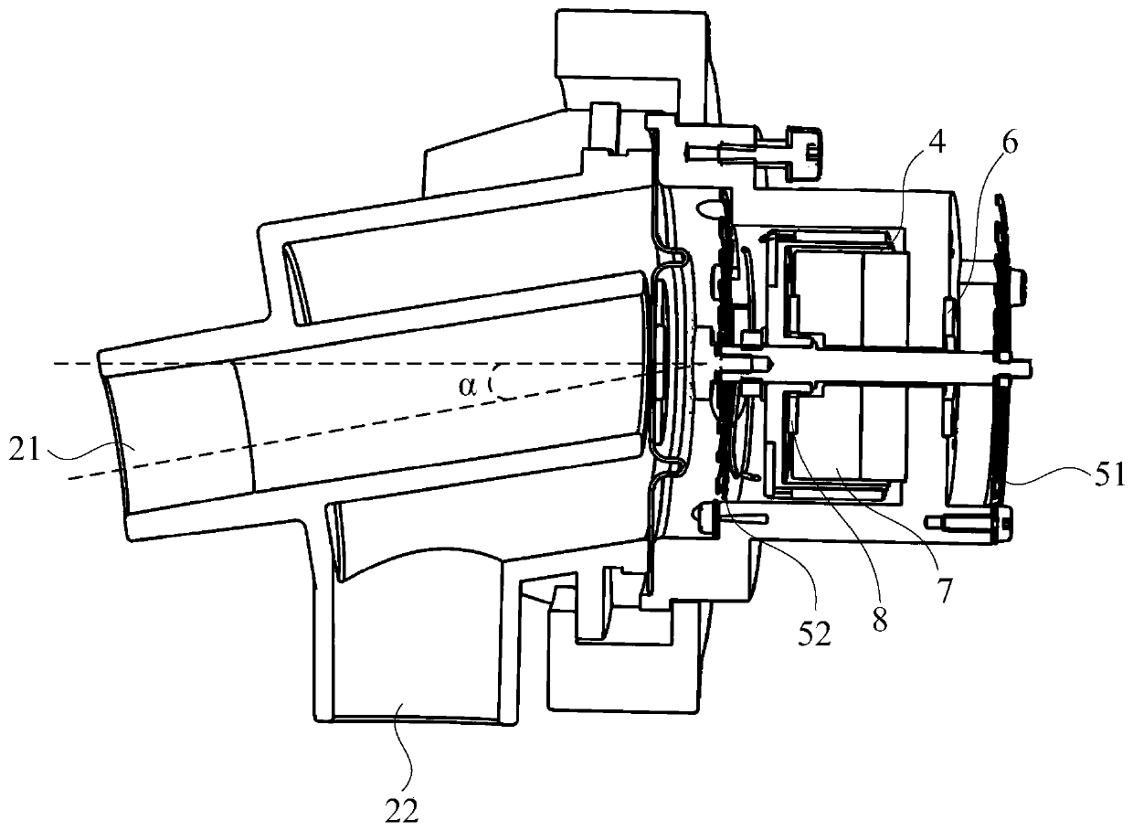 Exhalation valve and breathing machine with exhalation valve