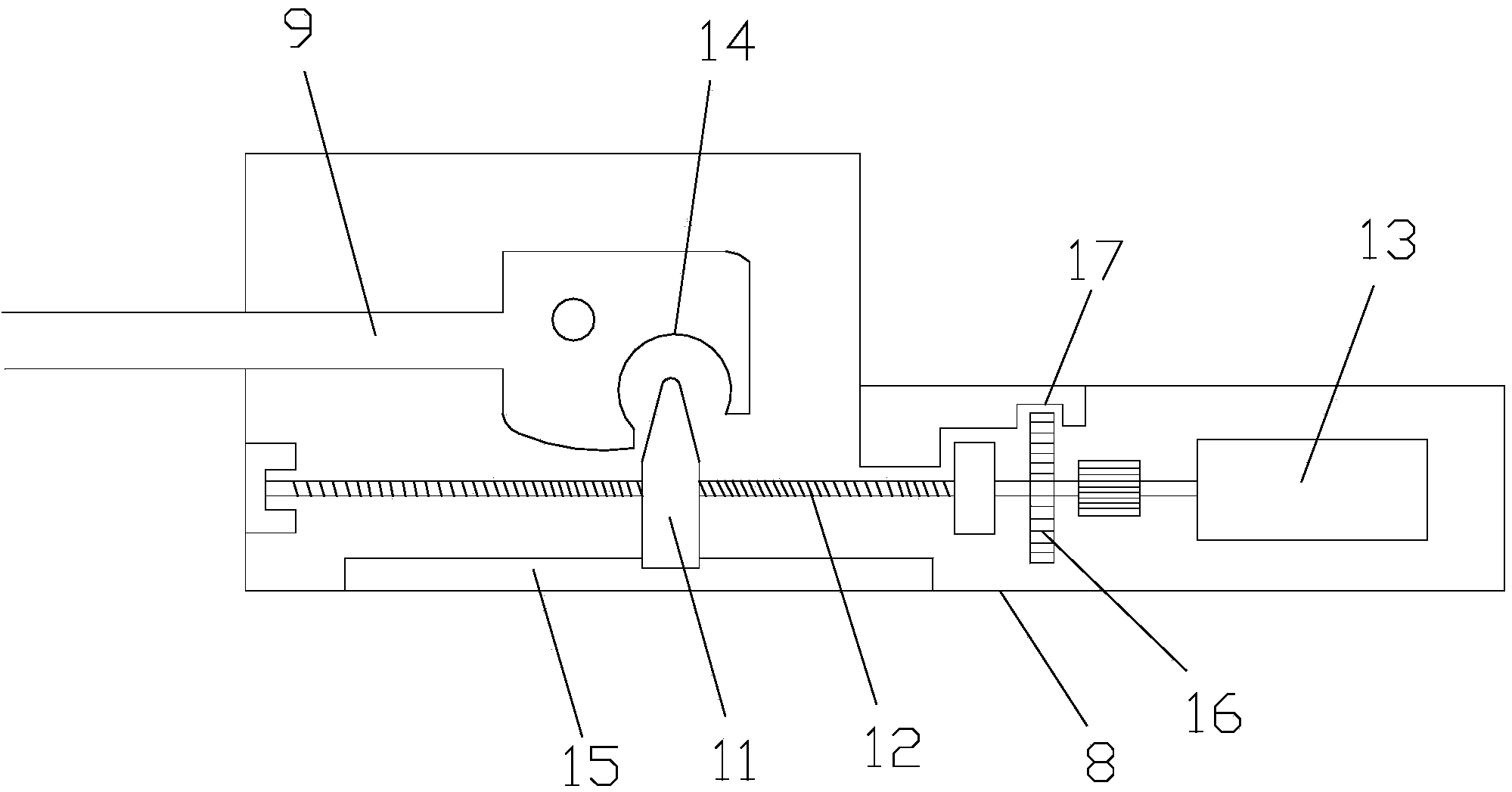 Case opening and closing system of unmanned helicopter